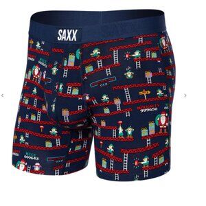 SAXX VIBE Christmas Boxer Briefs “Santa's Workshop”